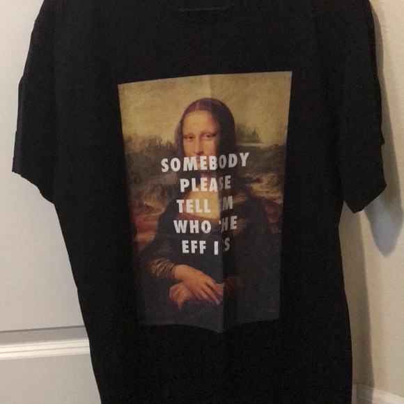 mona lisa graphic tee